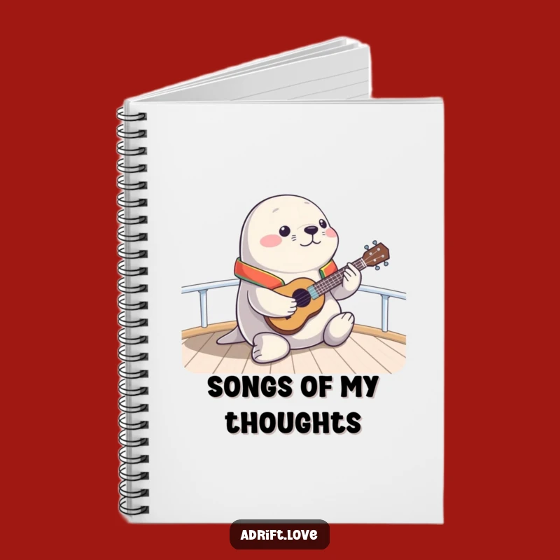 Funny Seal Ukulele Notebook: Jot Down Musical Ideas